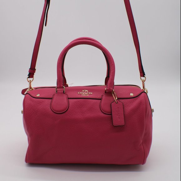 Coach Pebble Leather Bennett Satchel - Picture 1 of 6